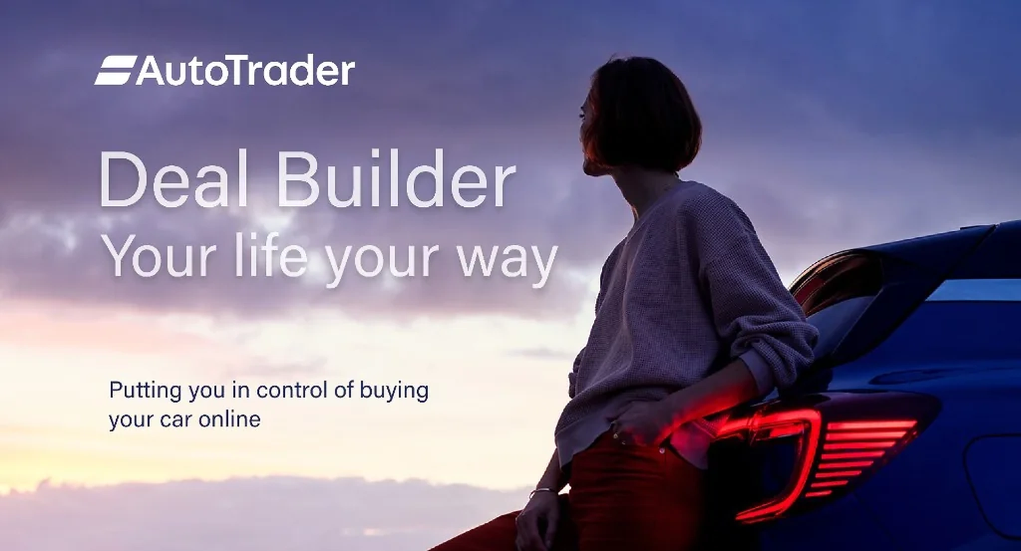 Auto Trader UK — Build your deal: reservation flow with progress steps and vehicle summary