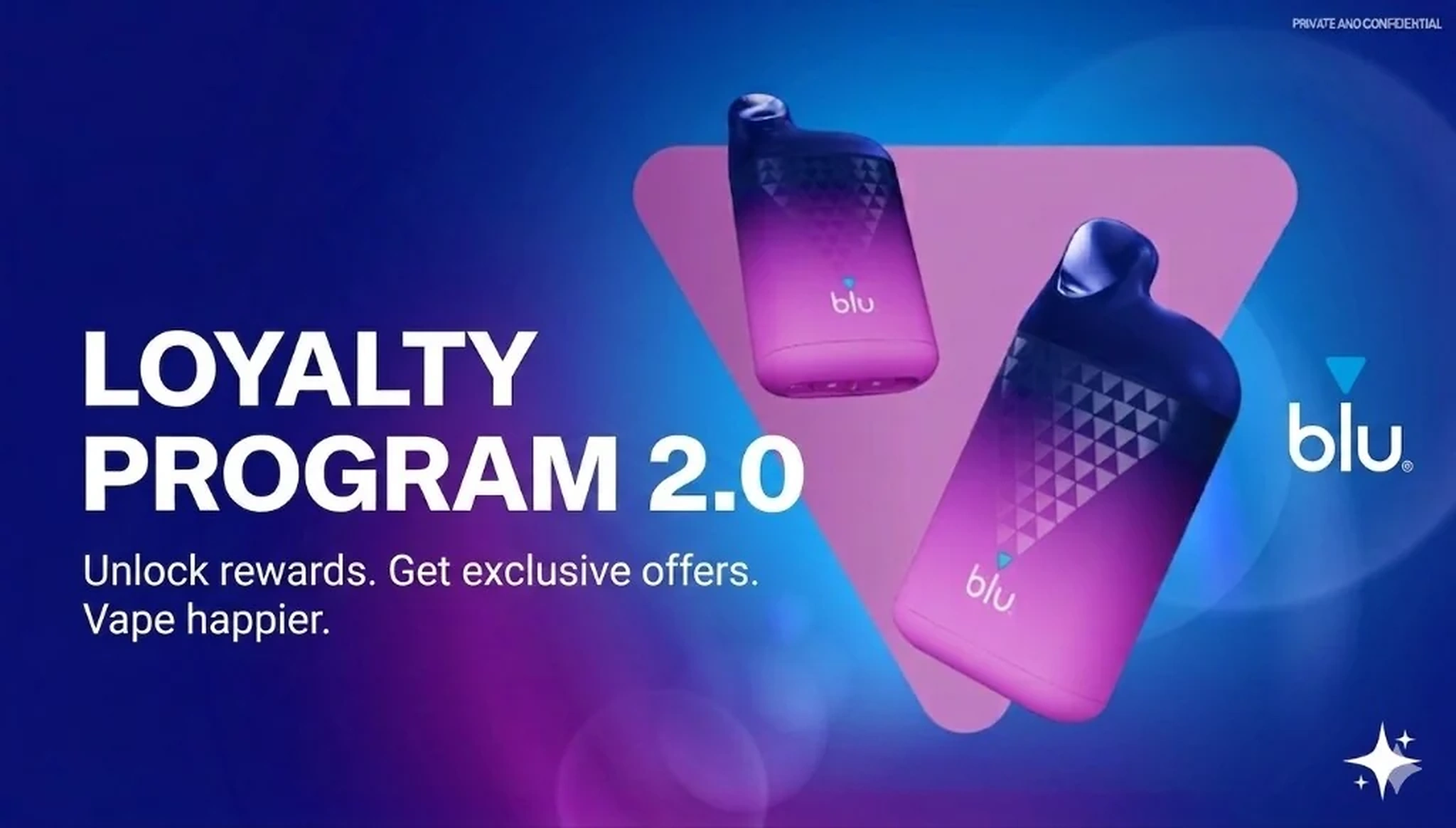 blu.com — hero with pod device, SWAP THE PODS / KEEP THE VAPE messaging, and VAPE BUNDLES section